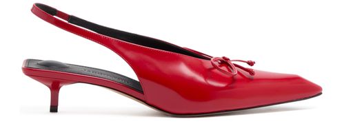 JACQUEMUS The low Cubisto slingbacks