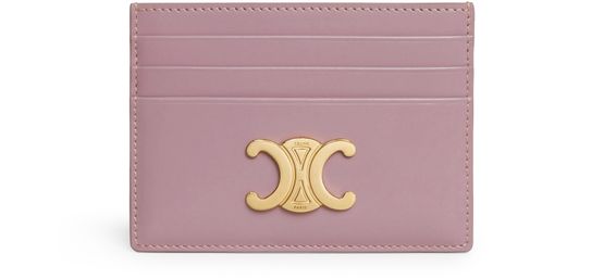 mini triomphe in shiny calfskin mauve