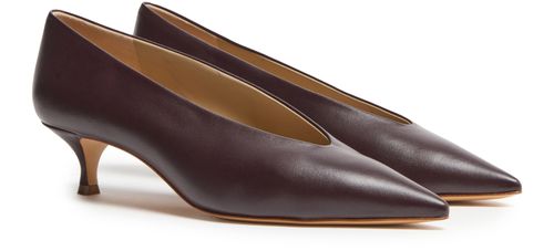 LE MONDE BERYL Escarpins en cuir Babouche