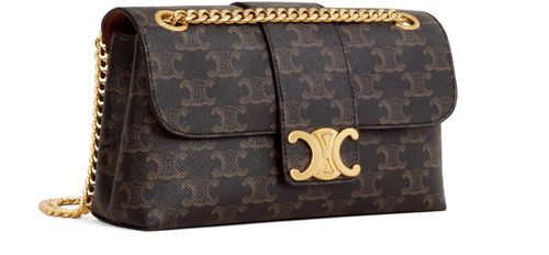 CELINE Teen Celine Victoire bag in Triomphe canvas