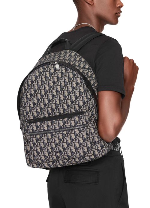 DIOR Rucksack Rider mit Motiv Dior Oblique