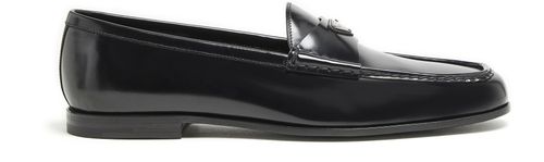PRADA Mocassins en cuir brossé