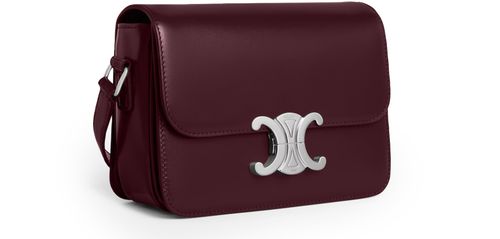 CELINE Teen Triomphe bag in shiny calfskin