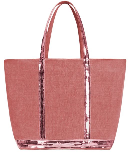 L Zippe Shopper Bag - Vanessa Bruno - Linen - Pink