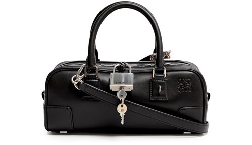 LOEWE Amazona 23 cropped bag in shiny calfskin