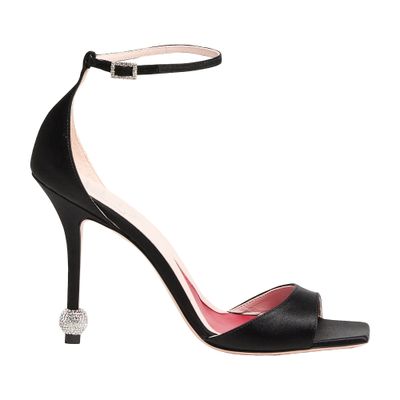 Roger Vivier Vivier Marlene Strass Sandals In Black