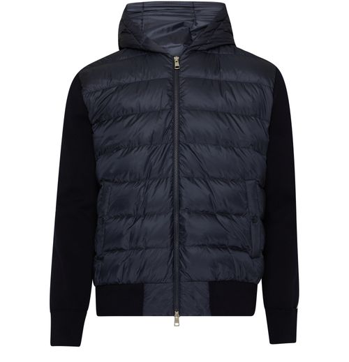 MONCLER 双材质夹克