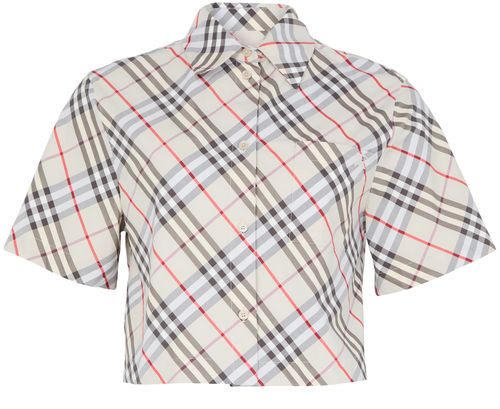 BURBERRY Kurzes Hemd mit Check-Muster