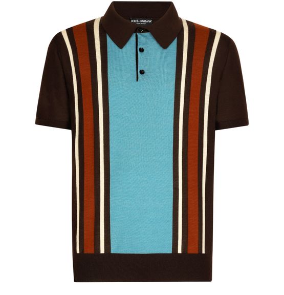 Dolce Gabbana Polo Manica Corta Man Sweaters And Cardigans Multicolor 52