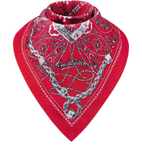 LOUIS VUITTON LV Rope Silk Bandana