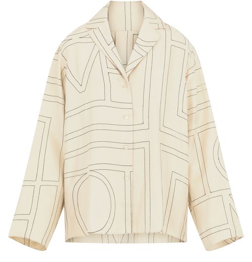 TOTEME Pyjama-Seidehemd Monogram