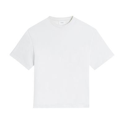 Axel Arigato Embossed-logo Cotton T-shirt In White