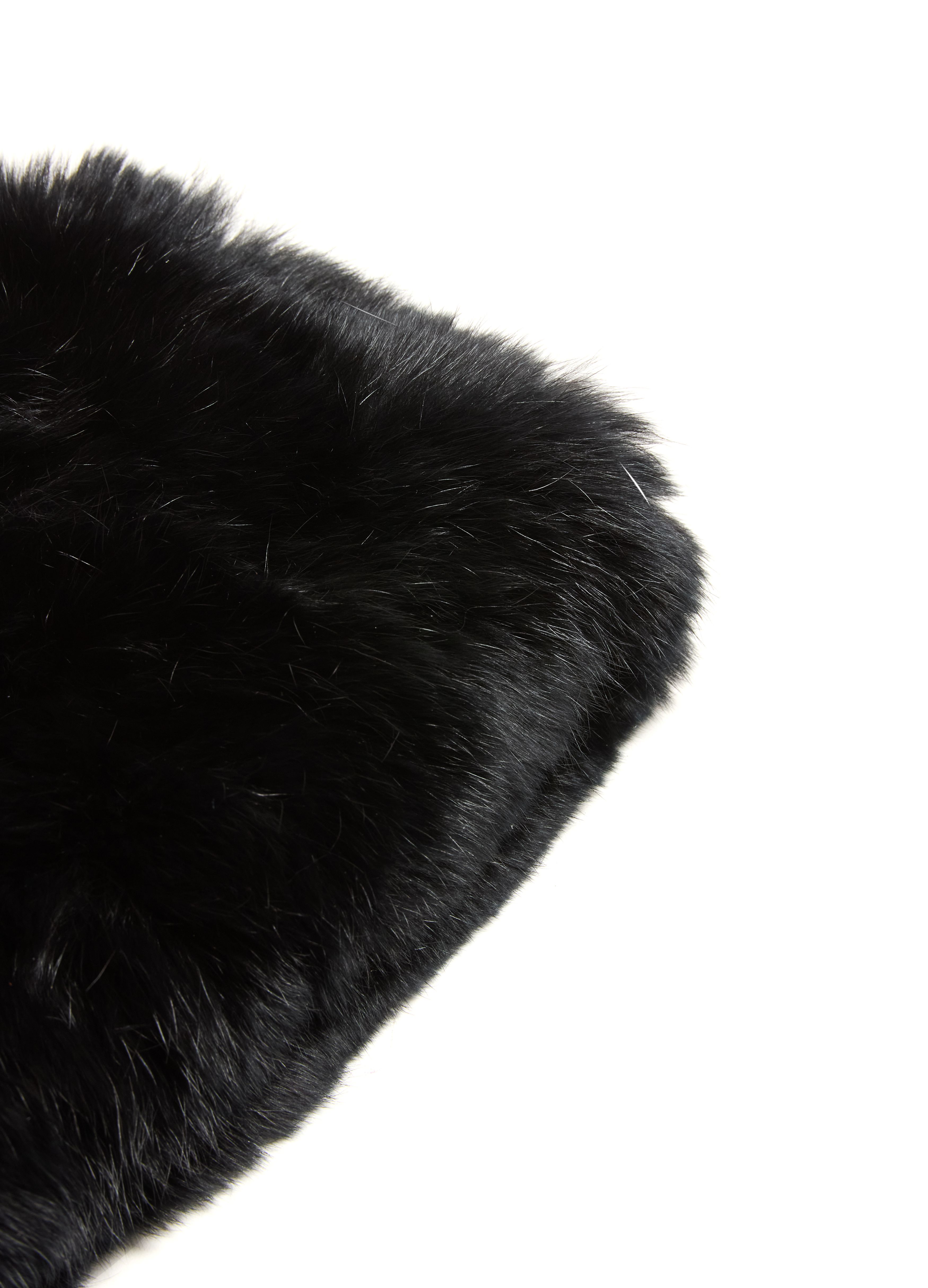 Rex rabbit fur headband thumbnail 3
