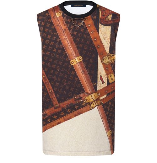 LOUIS VUITTON Sleeveless LV Trunk T-Shirt 