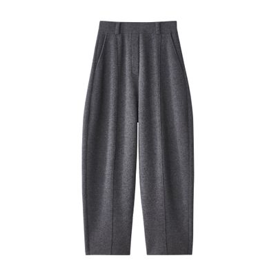 Lisa Yang Wrenda Wide-leg Cashmere Pants In Gray
