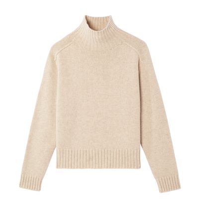 High-necked sweater