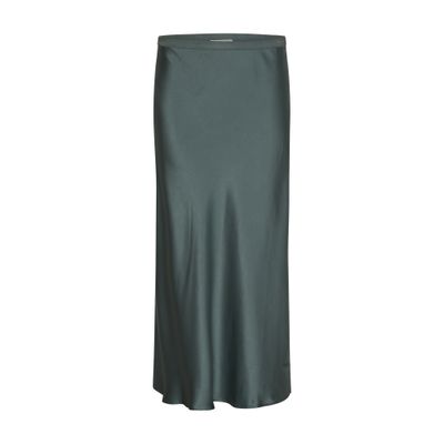 Shop Anine Bing Bar Long Skirt In Green