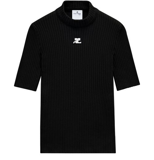 COURREGES Short sleeves knit jumper