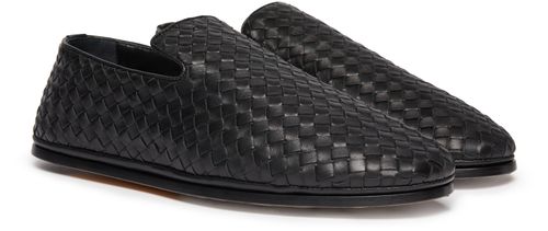 BOTTEGA VENETA Slippers en cuir Intrecciato
