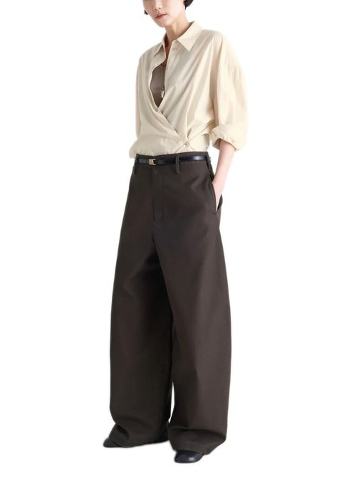 LEMAIRE Straight collar twisted shirt