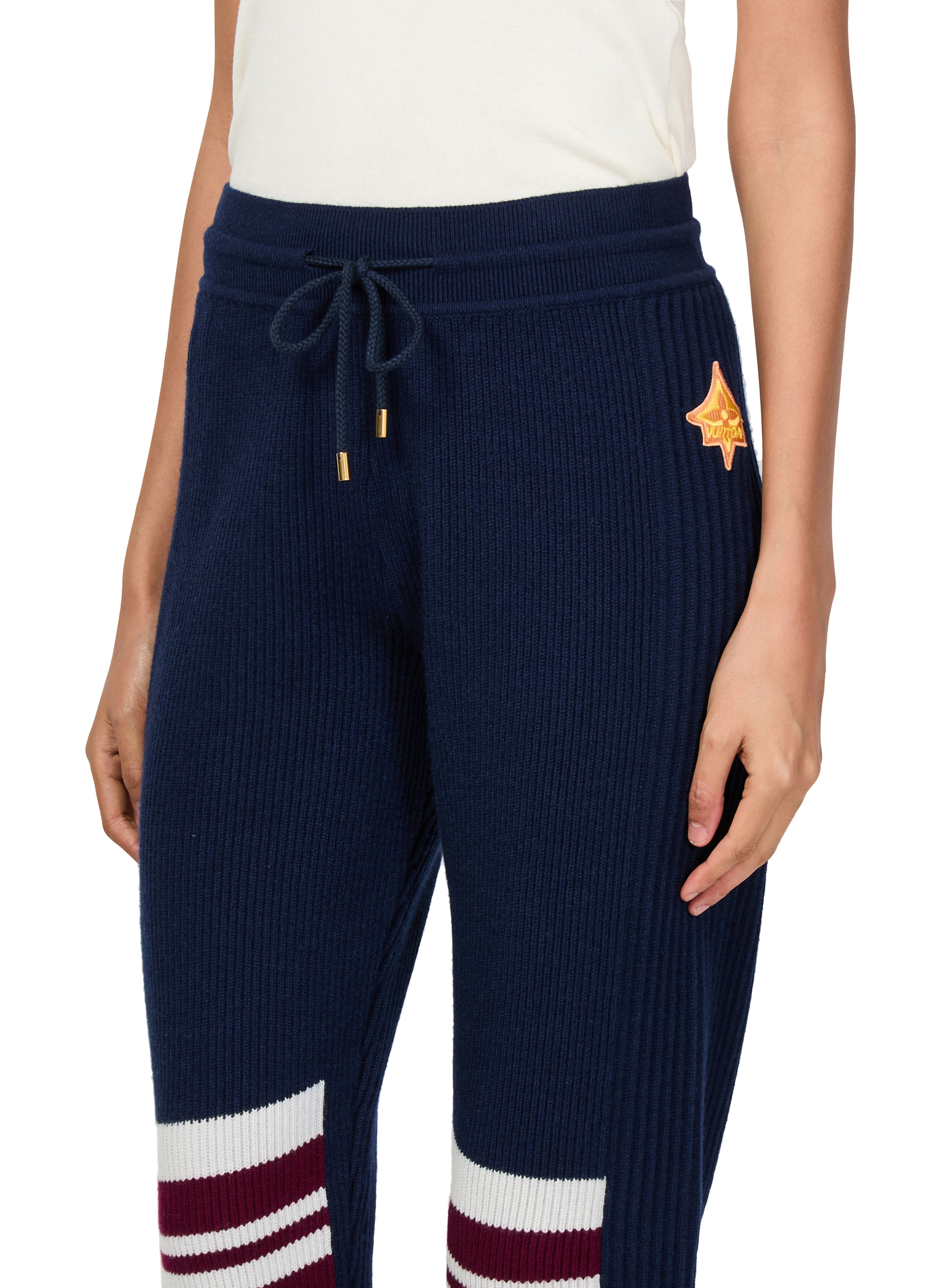 Stripe Detail Ribbed Jogging Pants thumbnail 3