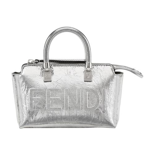 Shop Fendi By The Way Mini Bag In Argent