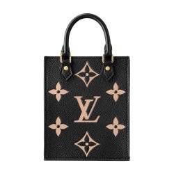 Louis Vuitton Petit Sac Plat Monogram Canvas Shoulder Bag