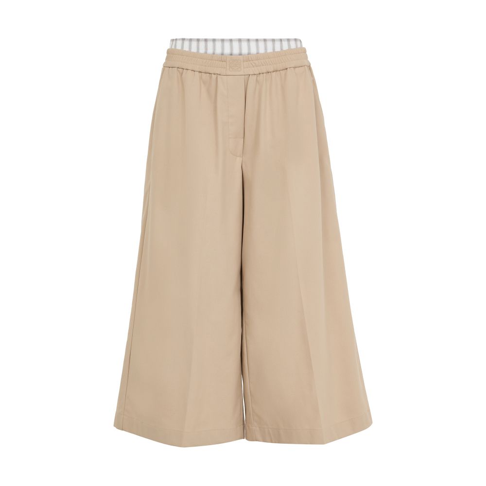 Cropped cotton pants thumbnail 7