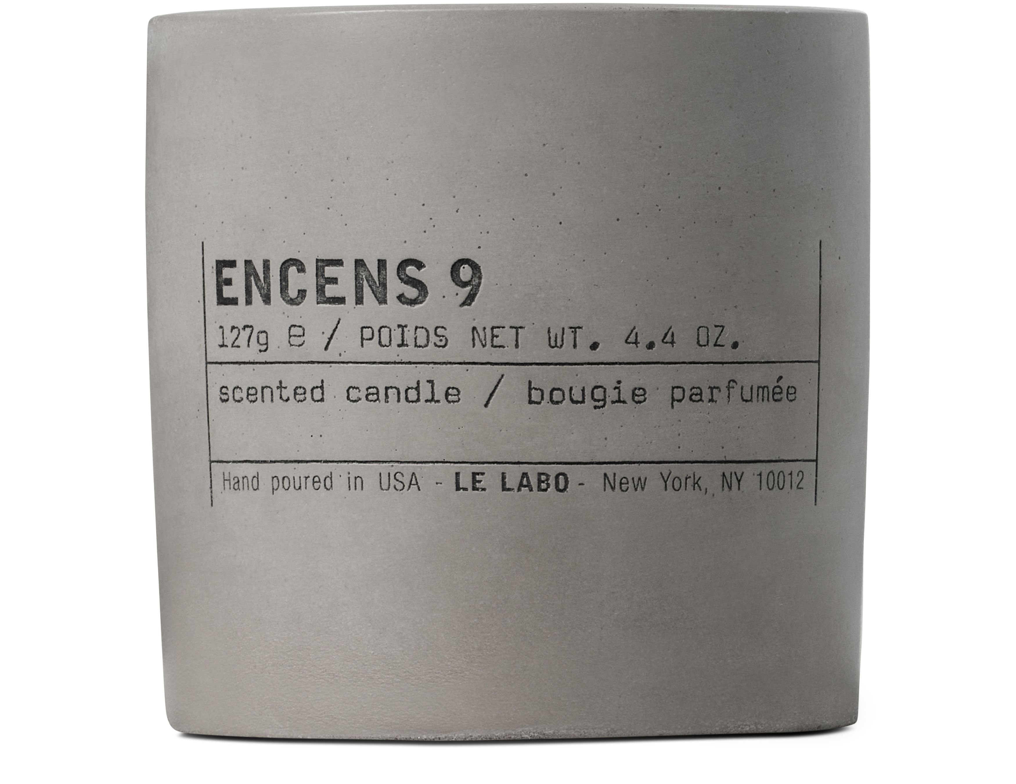 Encens 9 medium concrete candle 127 g