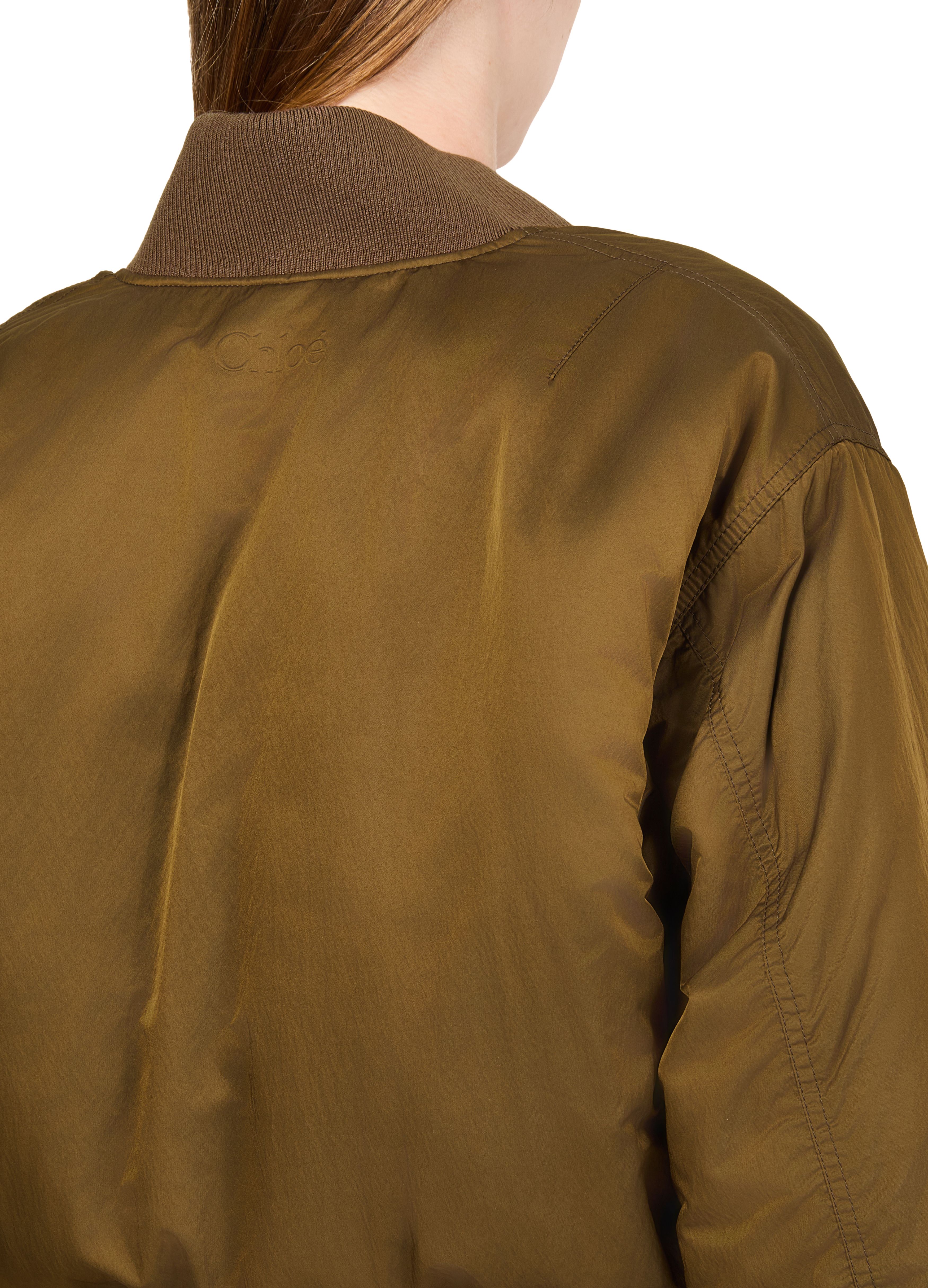 Nylon bomber jacket thumbnail 5
