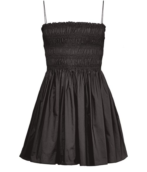 MATTEAU Shirred bodice mini dress