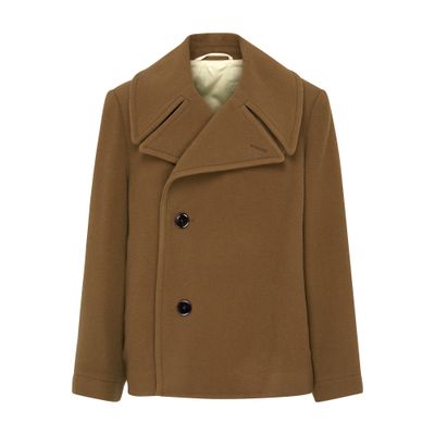 Cos short on sale wool pea coat
