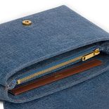 Medium Celine victoire bag in denim - CELINE