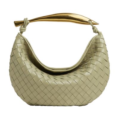 Shop Bottega Veneta Sardine Bag In Travertine Muse Bra