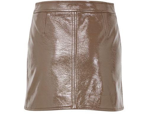 COURREGES Mini jupe en vinyle Réédition