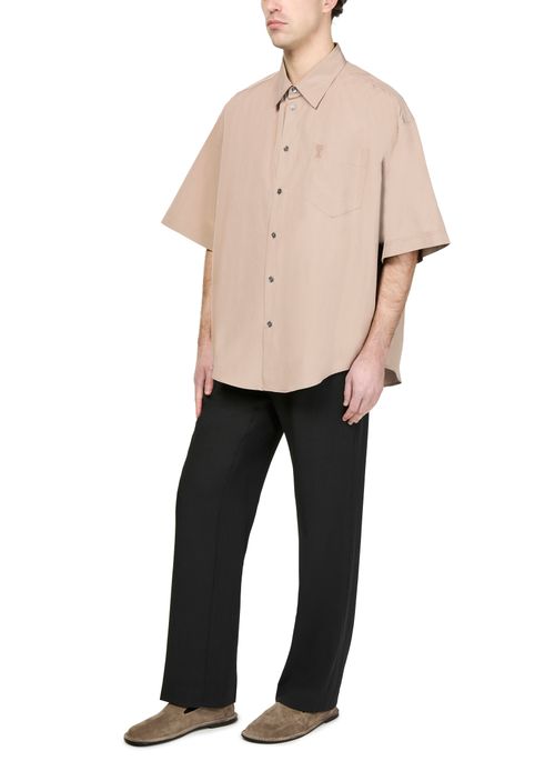 AMI PARIS Short sleeve boxy shirt