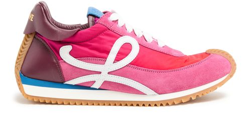 LOEWE Flow Runner sneakers in nylon and suede