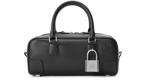 LOEWE Sac Amazona 23 Cropped en cuir de veau brillant