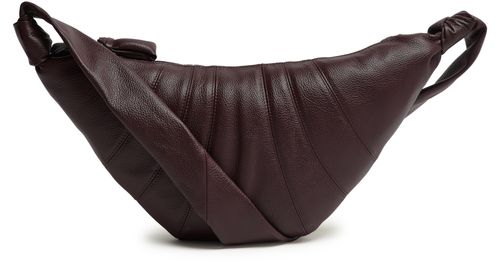 LEMAIRE Croissant grained leather medium bag