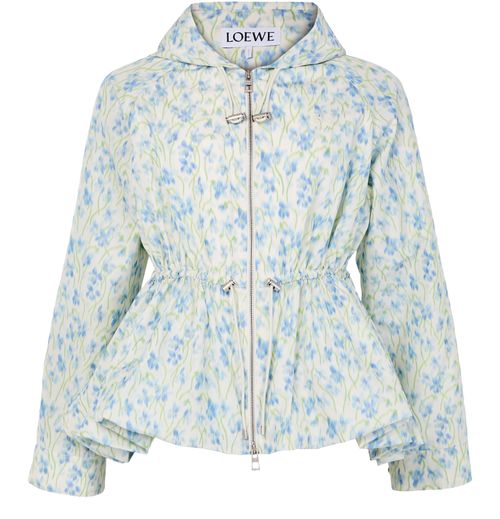 LOEWE Hooded jacket in silk