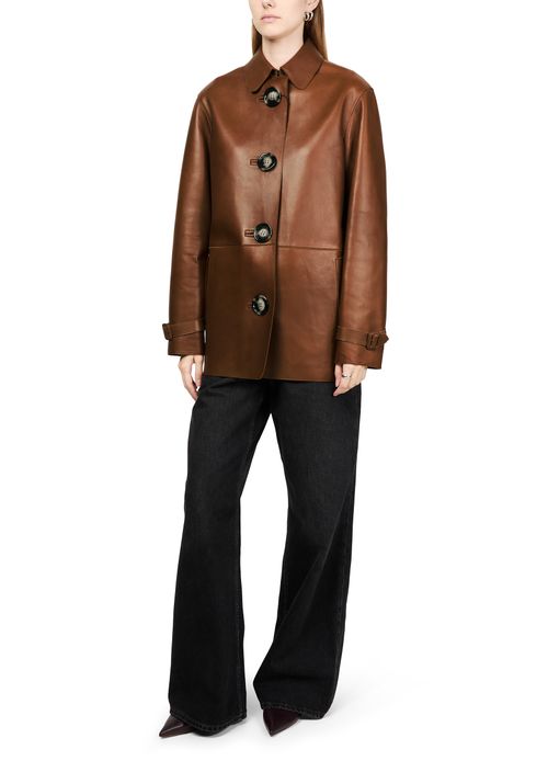 ACNE STUDIOS Leather coat