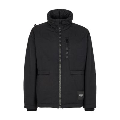 Shop Fendi Ski Jacket In Noir