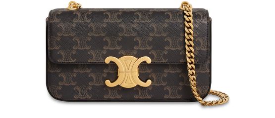 triomphe clutch with chain