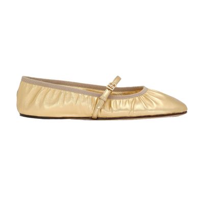 Dolce & Gabbana Mordorã¨ Nappa In Gold