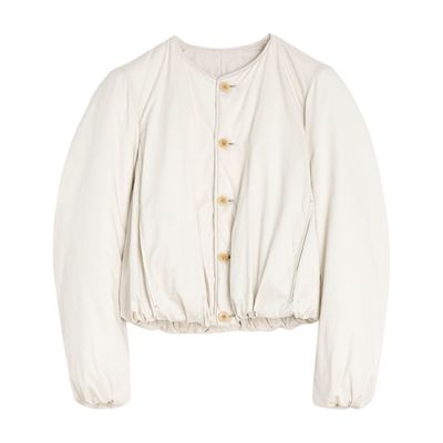 Lemaire Long Sleeve Casual Jacket In White