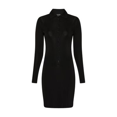 Tom Ford Polo Mini Dress In Black
