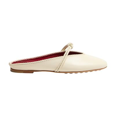 Bottega Veneta Rosa Ballet Flats In White