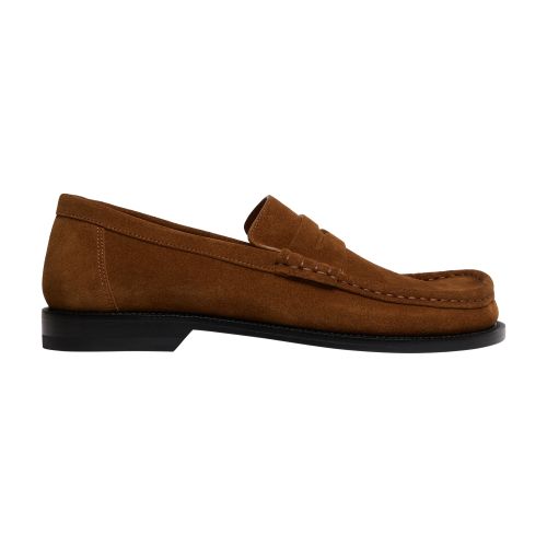 Loewe Campo Loafers In Tabacco