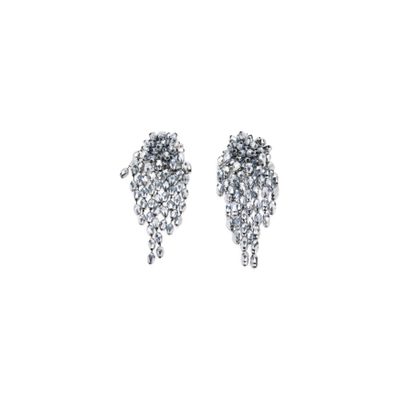 Isabel Marant Hanabi Earrings In Gray