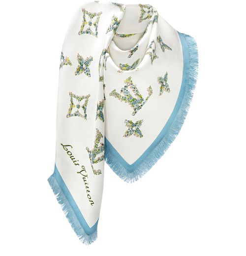 LOUIS VUITTON Châle Monogram Flowers